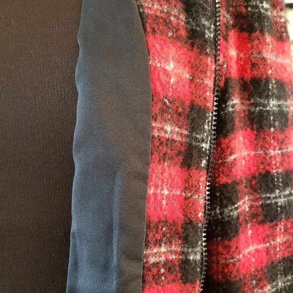 Vintage Plaid Zip Up Jacket - Picture 7 of 8